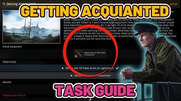 GETTING ACQUIANTED V3 FLASH DRIVE LOCATIONS PATCH 0.16 #escapefromtarkov #tarkov