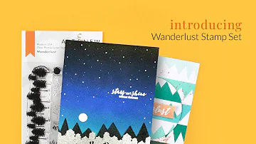 Wanderlust: PERFECT Stamp Set if You Love NATURE or Love to TRAVEL!