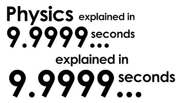 Poll (and Physics explained in ten seconds explained in ten seconds)