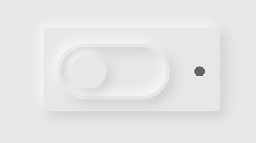 Neumorphism Toggle switch html css