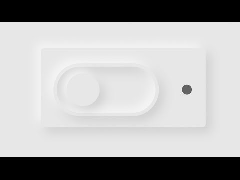 Neumorphism Toggle switch html css