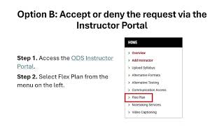Flex Plan Implementation Tutorial for Instructors