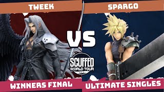 Scuffed World Tour Winners Final - Tweek Sephiroth, Diddy Vs. Sparg0 Cloud Smash Ultimate - Ssbu