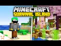 100 Days SURVIVAL ISLAND in Hardcore Minecraft 1.20! [FULL MOVIE]