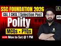 SSC Foundation Classes 2026 | Polity MCQs + PYQs #9 | Chetan Sir | SSC Utkarsh