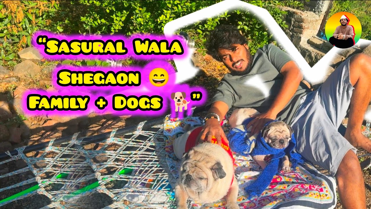 Shegaon Diaries 😍 | Sasural, Family Aur Dogs 🐶