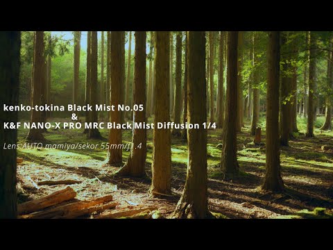 検証】kenko black mist NO.05 & K＆F NANO-X MRC Black Diffusion 1/4