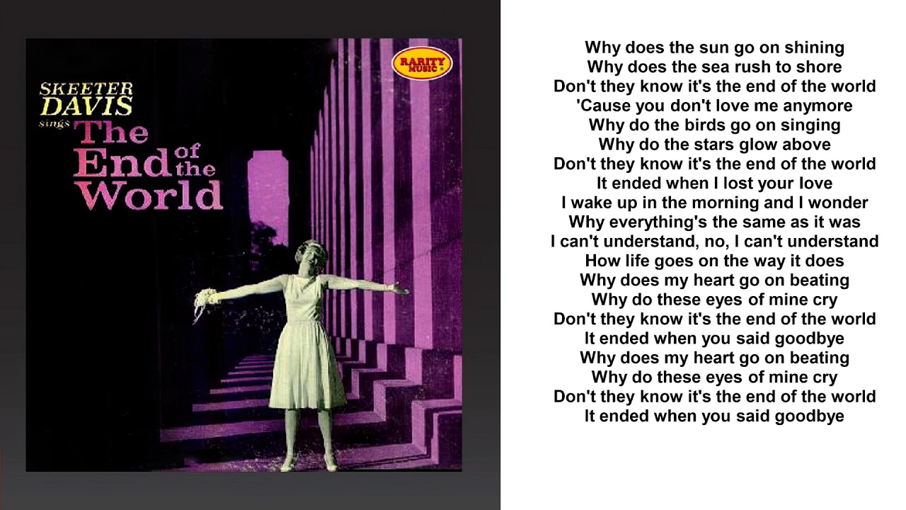 Skeeter Davis The End Of The World