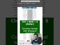 4 Excel Shortcuts That Format Numbers INSTANTLY! #excelshortcuts #exceltricks #ProductivityTips