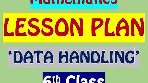 6th CLASS MATHS LESSON PLAN / 