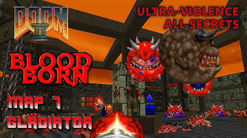 Doom 2 - Blood Born - Map 7 - Ultra-Violence - All Secrets