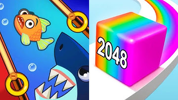 Save The Fish VS Jelly Run 2048 MAX LEVEL Gameplay Walkthrough (Android, ios) NEW UPDATE