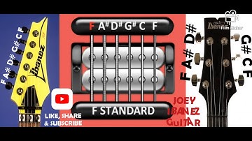 6 Strings F STANDARD TUNING (F-A#-D#-G#-C-F)