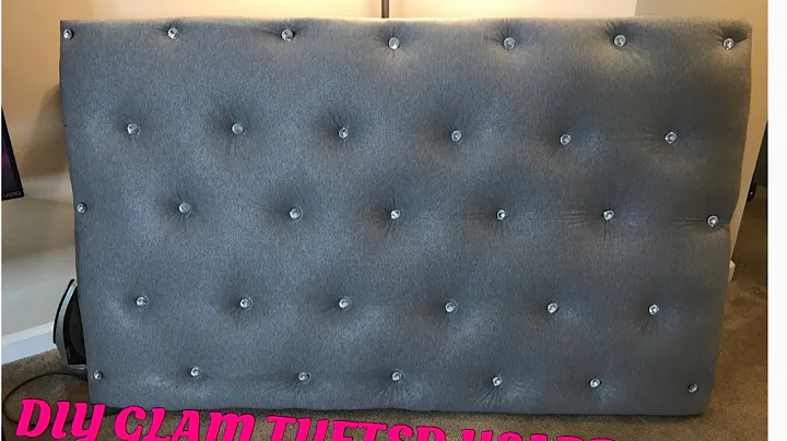 DIY: No Sew Glam Tufted Headboard | Shar Jackson