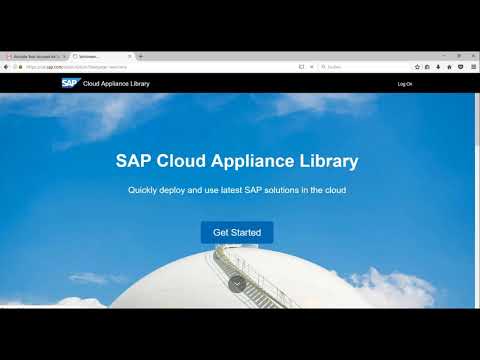 SAP Cloud Appliance Library (SAP CAL) eLearning: Creating your SAP CAL User Account