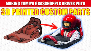 3D 프린팅 커스텀 파츠로 타미야 그래스호퍼 드라이버 Frank Evans 만들기 Tamiya Grasshopper Driver with custom 3D printed parts