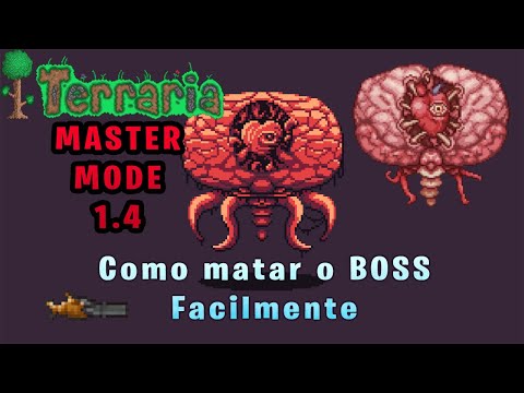 Terraria como matar o boss do olho (Eye of Cthulhu) Master MODE 1.4  Facilmente 