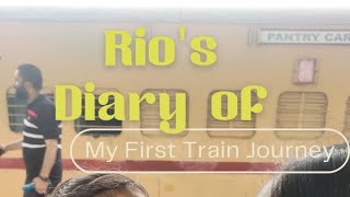 Rio's Diary | My First Train Journey | Baby Talks | Life Cart |