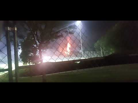 Fire after the fireworks