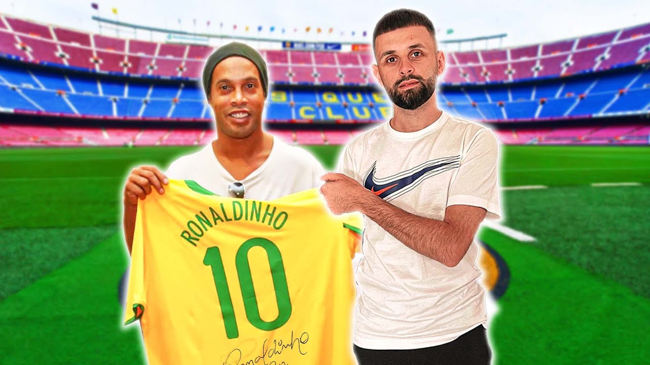 Ronaldinho mi-a dat tricoul lui ! *no clickbait*