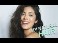 How I Air Dry and Style My Natural Hair | Coarse, Frizzy, Wavy, Textured Hair | Melissa Alatorre