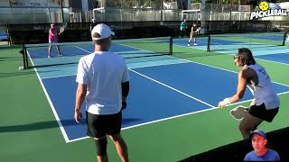 Pickleball Rhonda Ishmael vs Deanna BrianLadies Social Oct 2025 @ Mouratoglou Academy in Zephyrhills