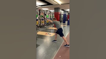 Keiser/Cable Split Stance High 1 Arm Row