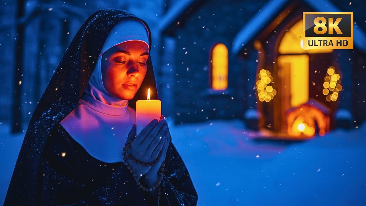 Silent Moon Over the Abbey - Gregorian Chants for Restful Sleep  Soft