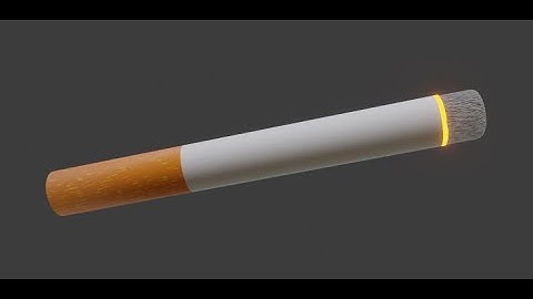 Blender Tutorial - Burning Cigarette