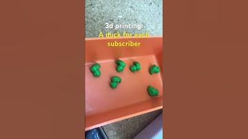 3d printing: a duck for each subscriber #3dprinting #duck #fyp #viral
