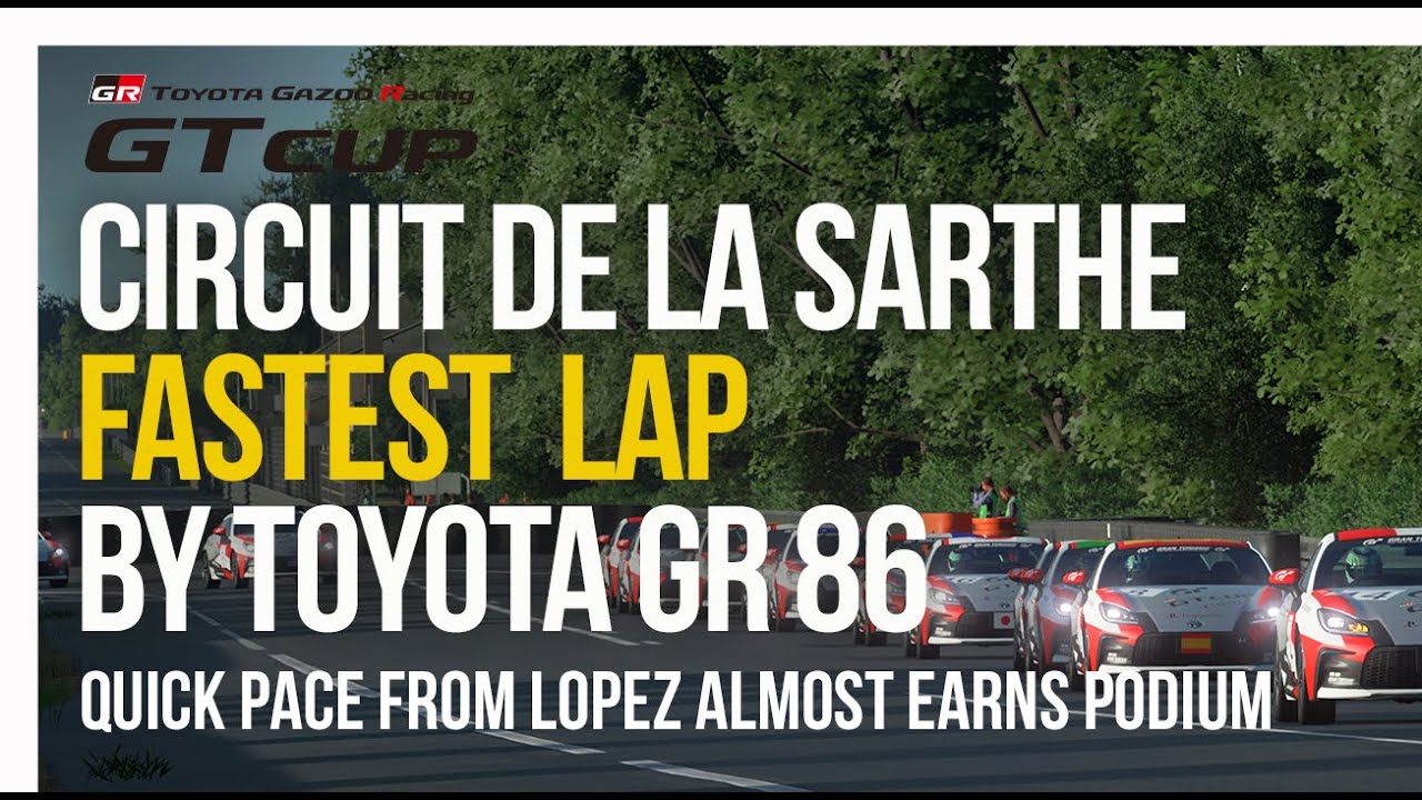 FASTEST LAP: Toyota GR 86 Onboard | TOYOTA GAZOO Racing GT Cup Grand Final 2021