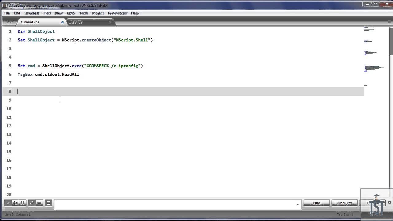 تطبيق أوامر على cmd بإستعمال vbscript - YouTube