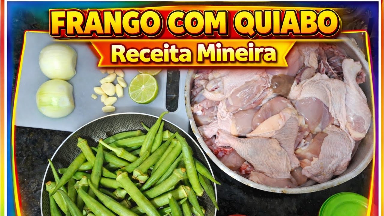 Frango com quiabo 