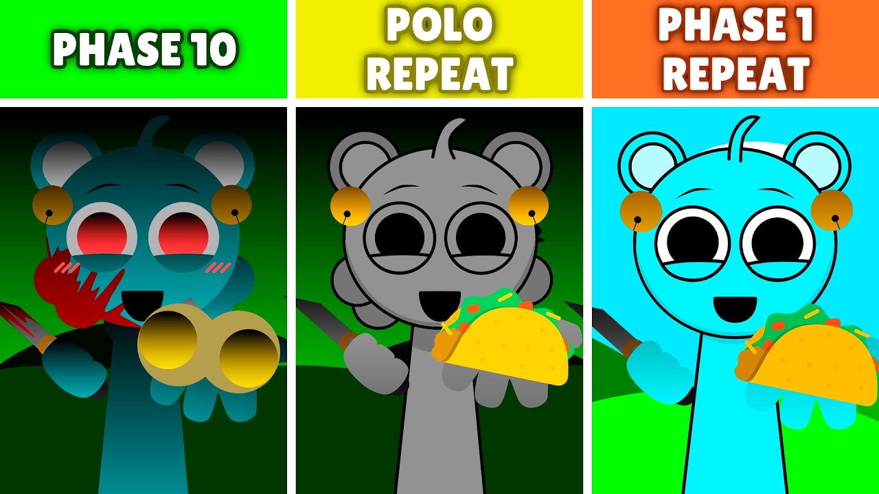 Sprunki But PHASE 1 And POLO Repeat After PHASE 10