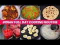 Indian Mom Morning to Night Cooking Routine | Egg Tava Fry, Mooli Paratha, Dalia Khichdi | vlog