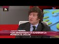 "Como presidente voy a dolarizar la economía" Javier Milei en TN- 14/03/22