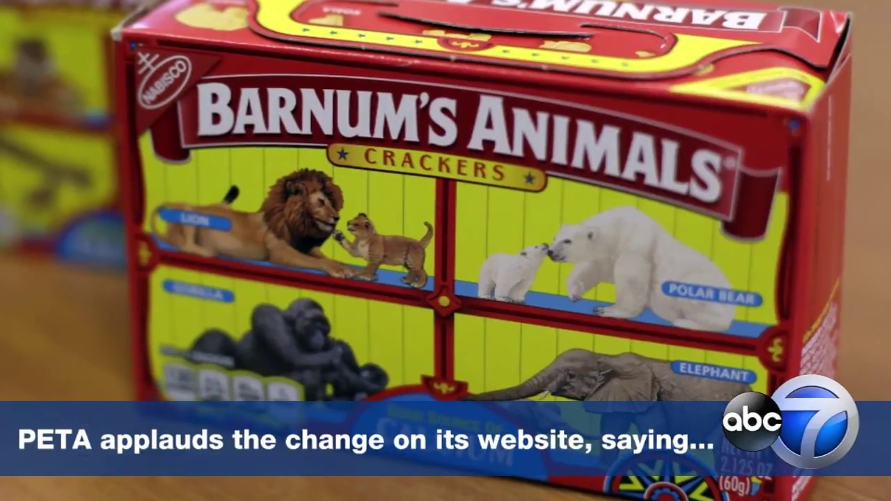 Animal crackers remove cages from packaging after PETA complaint
