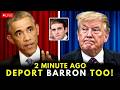 Trump CRUMBLES as Barack Obama “EXPOSES” Barron’s Secrets on LIVE TV
