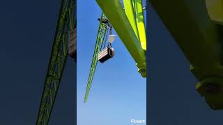 установка кондиционера на китайский башенный кран , тяжело но приятные эмоции!😍