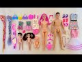 Unboxing Barbie Family Playset, Doll Dressup Set Toys ASMR | Toys Review 