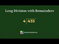 Long Division with Remainders | Step-by-Step Math Lesson for Kids