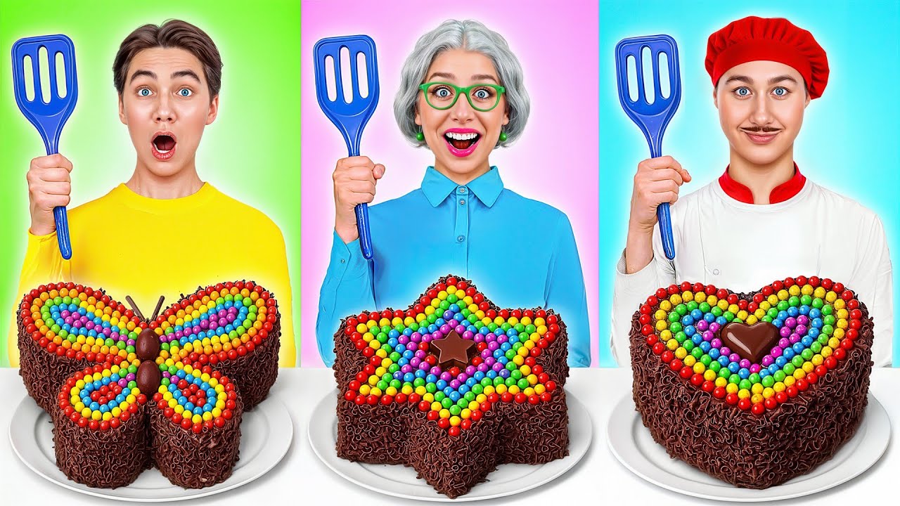 Кулинарный Челлендж: Я против Бабушки | Потрясающие Кулинарные Рецепты от Candy DO