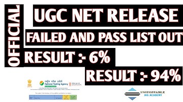 OFFICIAL LIST OUT :- FAILED AND PASS CANDIDATE | UGC NET RESULT 2021 | UGC NET RESULT 2022 #ugcnet