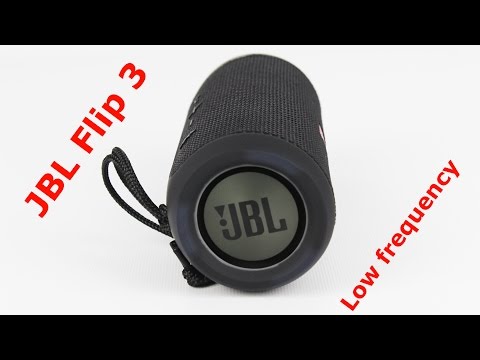 JBL Flip 3 Turning on the low frequency mode (Extreme Bass)