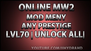 Online MW2 Mod Menu | Any Prestige | Lvl70 | Unlock All |