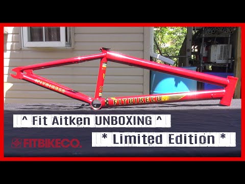 UNBOXING] 2020 Fit Aitken S3.5 Limited Edition BMX Frame in Red