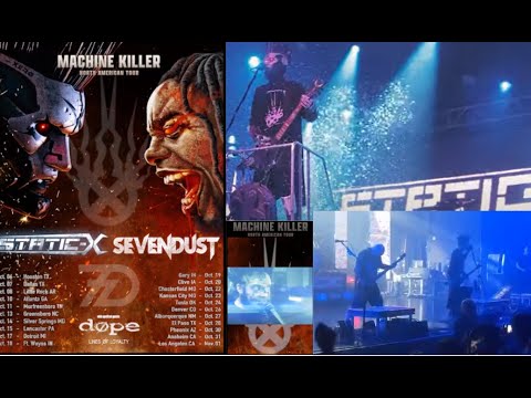 Static-X and Sevendust tour the ‘Machine Killer Tour‘ with Dope - dates now unveiled