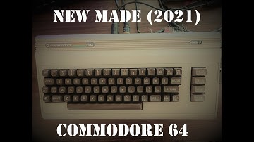 New built Commodore 64 computer in 2021 - With NTSC/PAL video switch