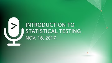 Introduction to statistical testing illustrated with XLSTAT - XLSTAT Webinars