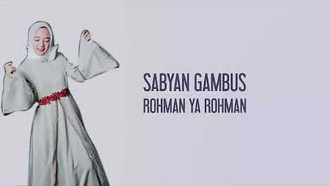 Lagu Nissa sabyan judul ya Rahman ya rahman